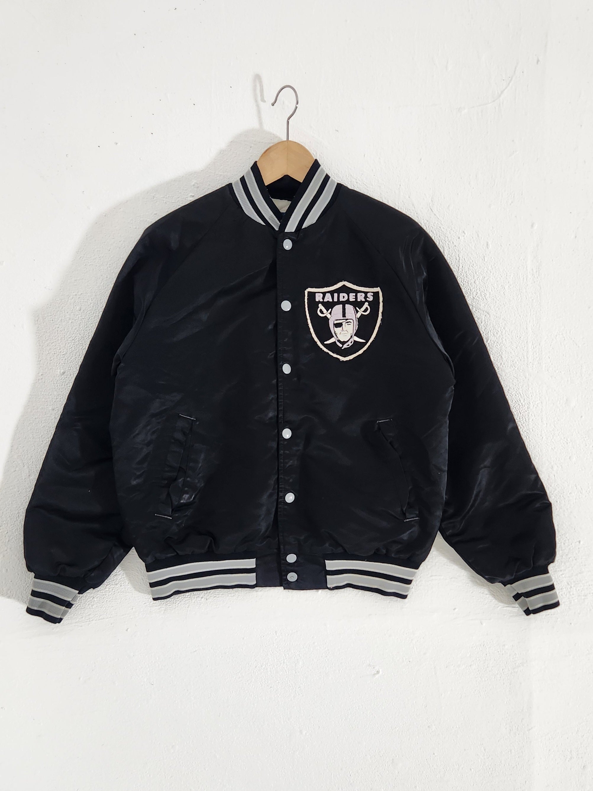 80-90s Raiders NFL Stahl-Urban コーチジャケット