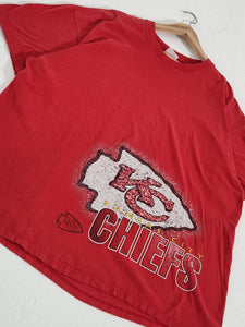 Vintage 90s Kansas City Chiefs Red T-Shirt Sz.2XL