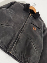 Carhartt Detroit Sandstone Charcoal Blanket Lined Jacket Sz. XL