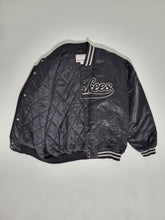 Vintage 1990s New York Yankees Black Satin Jacket Sz. 2XL