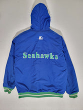 Vintage 1990s Seattle Seahawks Starter Puffer Jacket Sz. M
