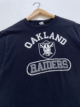 Vintage 1980s Oakland Raiders Black T-Shirt Sz. XL