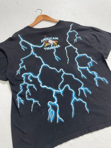 Only The Strong Survive Wolf Lightning T Shirt 90s  Sz XL