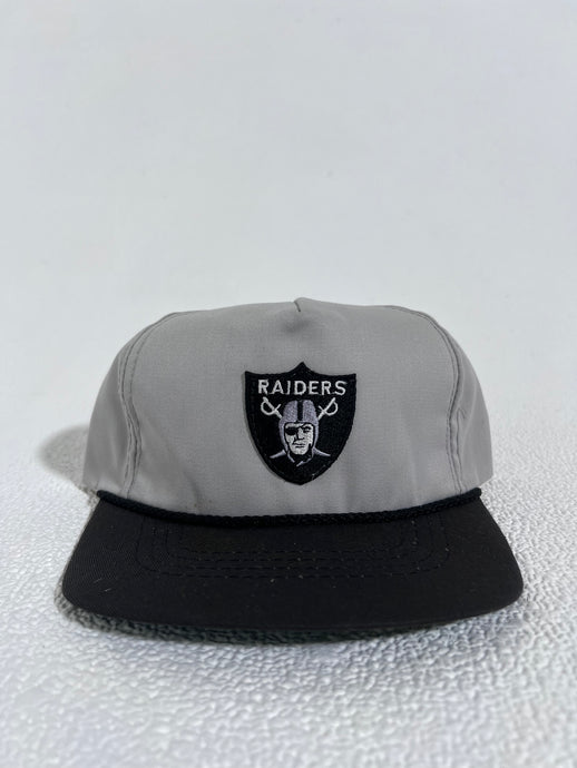 Vintage Two Tone Oakland Raiders Shield Snapback Hat