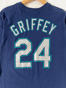 Ken Griffey Seattle Mariners Nike Jersey T-Shirt Sz. L