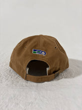 Seattle Seahawks Tan Brown New Era strap back hat