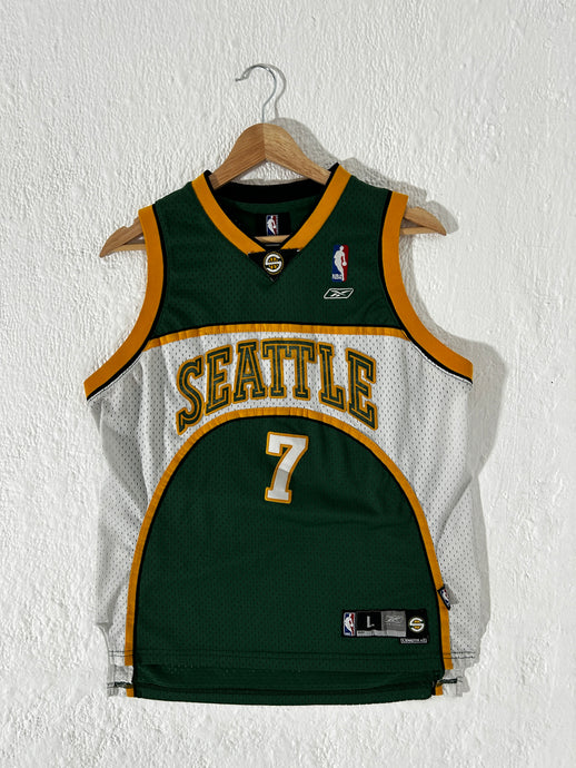 Seattle Supersonics Vintage Rashard Lewis #8 Jersey Size Youth L