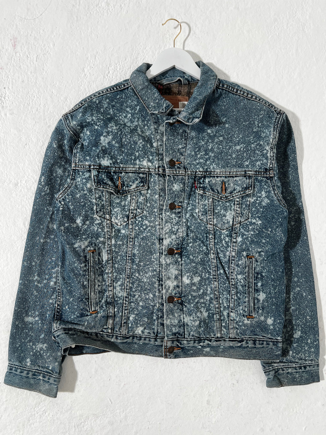 Vintage Levi's Acid Wash Jean Jacket Size L Dept1