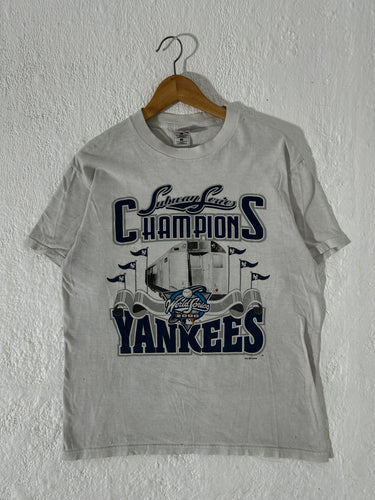 Vintage 2000 New York Yankees Subway Series Champions T-Shirt Sz. L