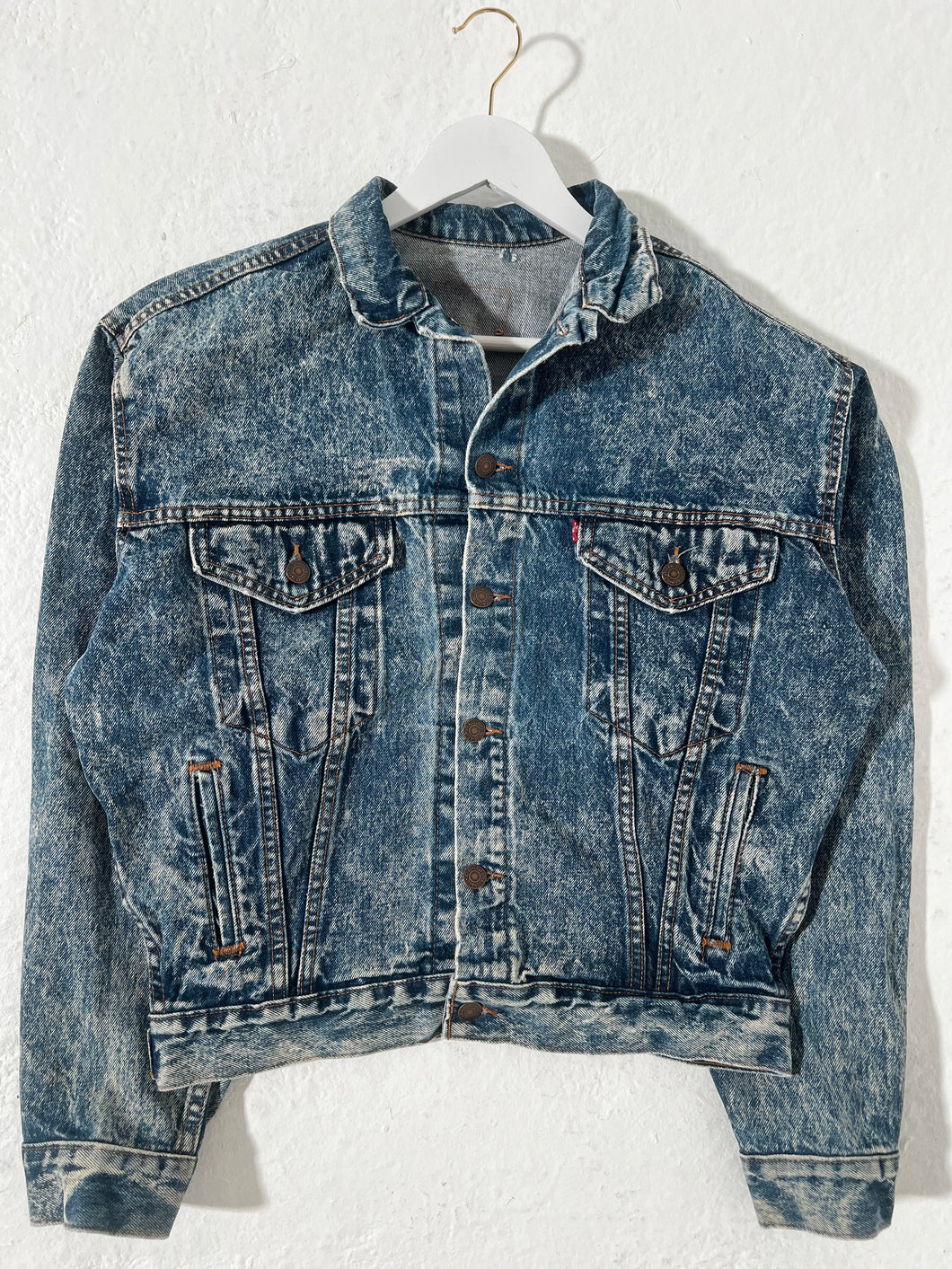 Vintage Levi's Acid Wash Jean Jacket Size M Dept1