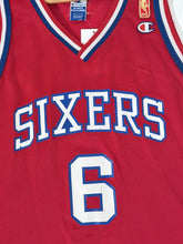 Vintage Champion Gold Logo Julius "Dr. J" Erving Philadelphia 76ers Jersey Sz. 48
