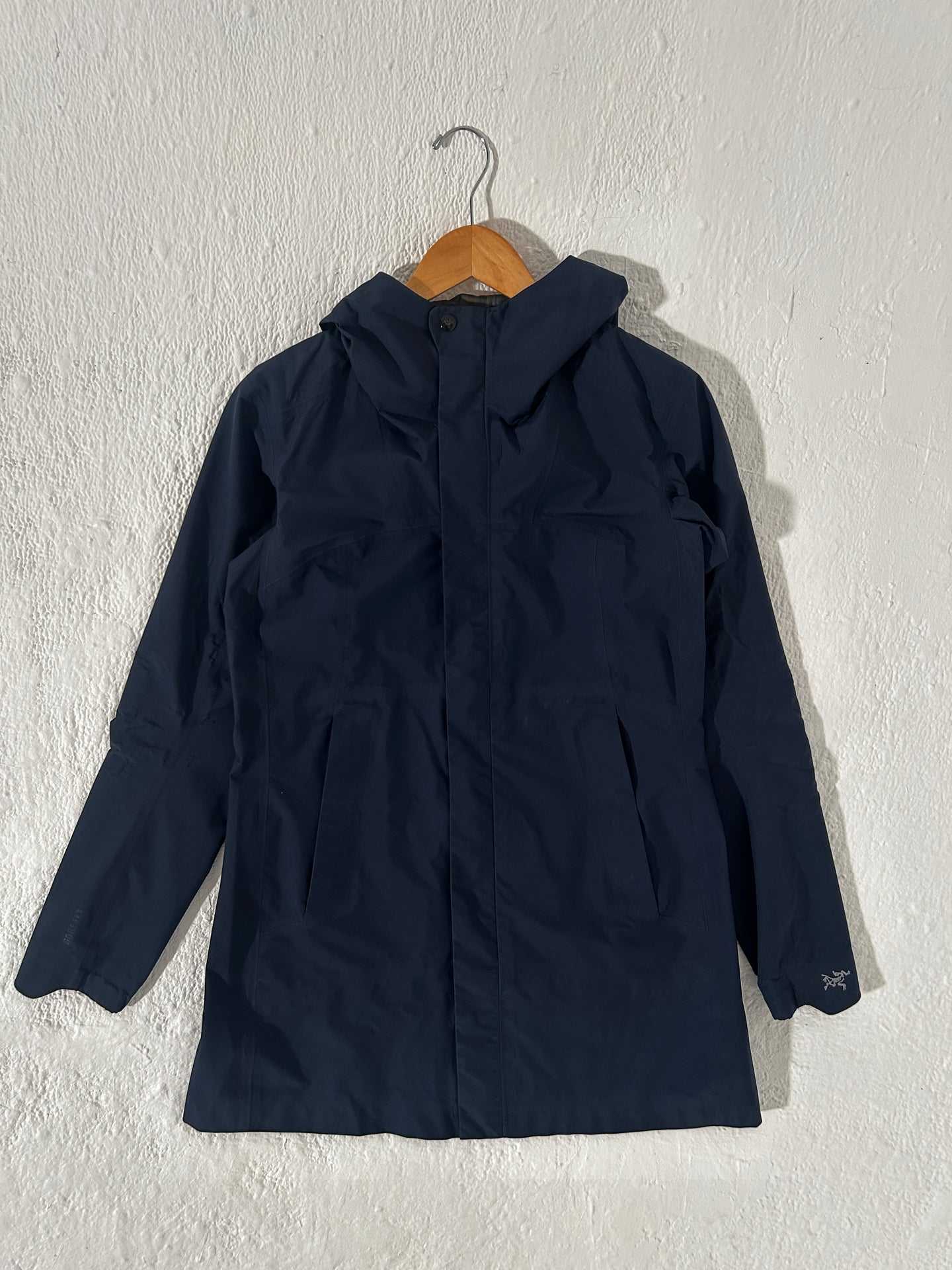 Womens Arcteryx Navy Parka Jacket Sz. M