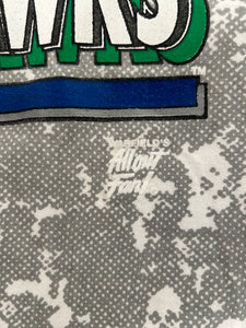 Vintage 1990's Seattle Seahawks AOP NFL T-Shirt Size XL