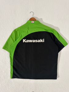 Kawasaki Motorcross Button-Up Shirt Sz. XL