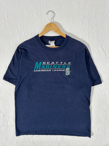 Vintage Seattle Mariners Navy T-Shirt Size L