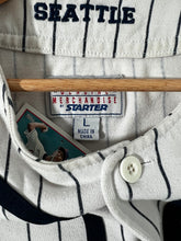 Vintage Seattle Mariners Starter Pinstripe MLB Baseball Jersey Sz. L