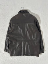 Vintage Brown Leather Jacket Size XL