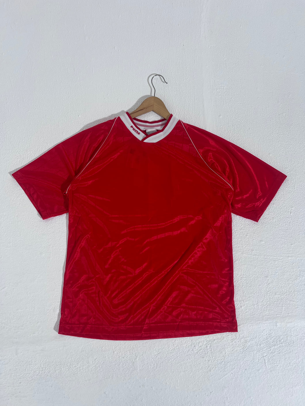 Vintage 1990's Red Puma Soccer Jersey Sz. XL