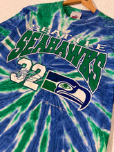 Vintage 1999 Seattle Seahawks Tie-dye T Shirt Size M