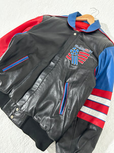 Vintage 94' Signed Jeff Hamilton World Cup USA Reversible Leather Jack