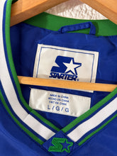 Seattle Seahawks Starter Vneck Retro pull over new w/tags Blue/green