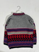 Vintage Patterned Potomac Sport Sweater Sz L