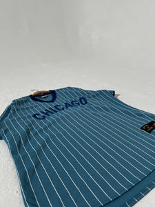 Vintage Chicago Cubs Cooperstown Blue Striped Jersey Sz. XL