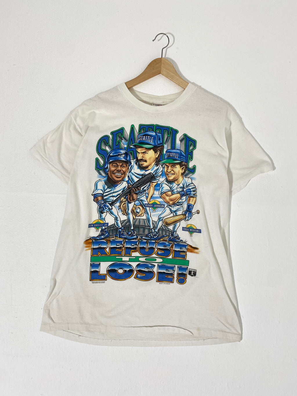 2003 Seattle Mariners Baseball Wells Fargo Promo Tee Shirt – Laundry