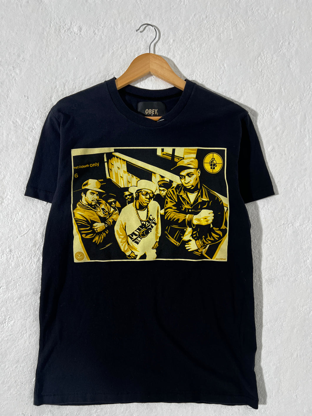 Public Enemy OBEY Tshirt  Sz Medium