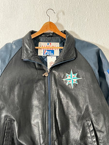 Vintage Seattle Mariners Pro Player Leather Jacket Sz. XL