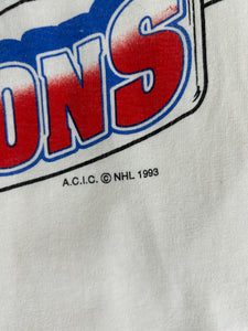 Vintage 1993 Montreal Canadiens Champions T-Shirt Sz. M