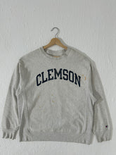 Vintage Distressed Clemson Champion Crewneck Sweatshirt Sz. M