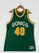 Vintage 1990's Seattle Supersonics Shawn Kemp Champion NBA Jersey Sz L