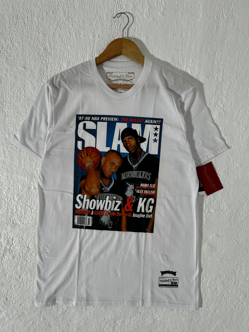 Timberwolves Slam Mitchell & Ness Tshirt Sz. L