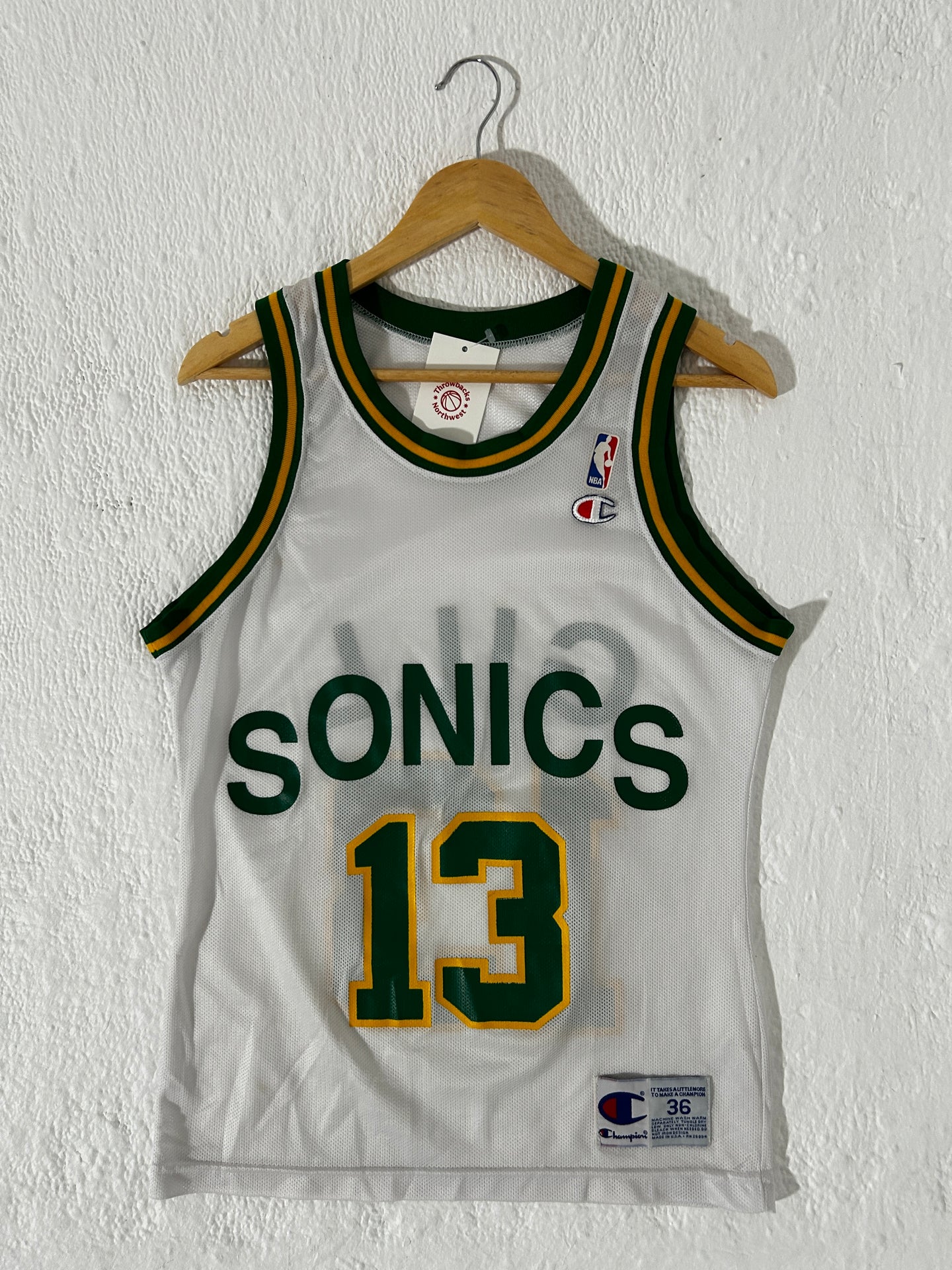 Seattle SuperSonics Kendall Gill #13 Jersey Size S