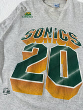 Vintage Seattle Supersonics 3D Logo #20 Gary Payton T Shirt Size XL