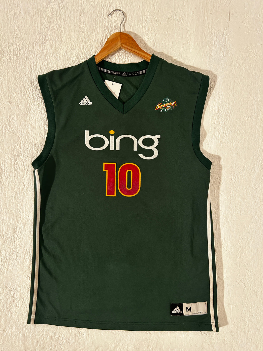 Y2k Sue Bird Seattle Storm Adidas WNBA Jersey Sz. M