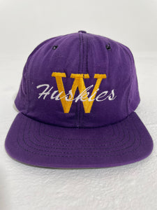 Vintage Washington Huskies Purple Snapback Hat