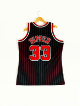 Mitchell & Ness Chicago Bulls Scottie Pippen Pin Stripe Basketball Jersey Sz. L