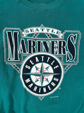 Vintage 1995 Seattle Mariners Teal Logo 7 Crewneck Sz. 3XL