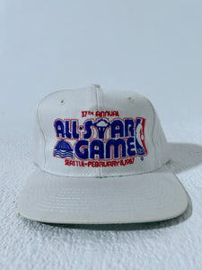 Vintage 1987 Seattle NBA All Star Game Snapback Hat