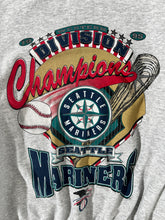 Vintage Seattle Mariners 1995 Western Division Champions Crew Neck Size L