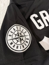 Seattle Mariners Black Nike Ken Griffey Jr Custom Jersey Sz. Medium