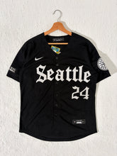 Seattle Mariners Black Nike Ken Griffey Jr Custom Jersey Sz. Medium