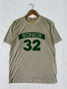 80s Vintage Seattle Super Sonics T Shirt Size XL