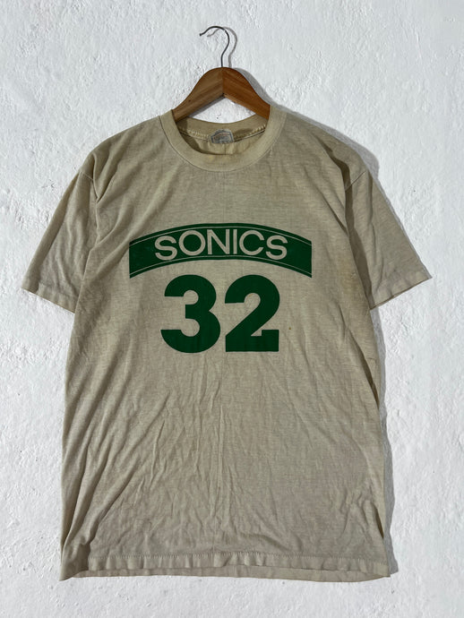 80s Vintage Seattle Super Sonics T Shirt Size XL