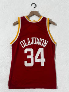 Vintage Hakeem Olajuwon Houston Rockets  #34 NBA Champion Jersey Sz. L