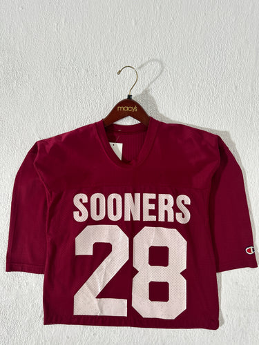 Vintage Oklahoma Sooners #28 Cropped Jersey Sz. M