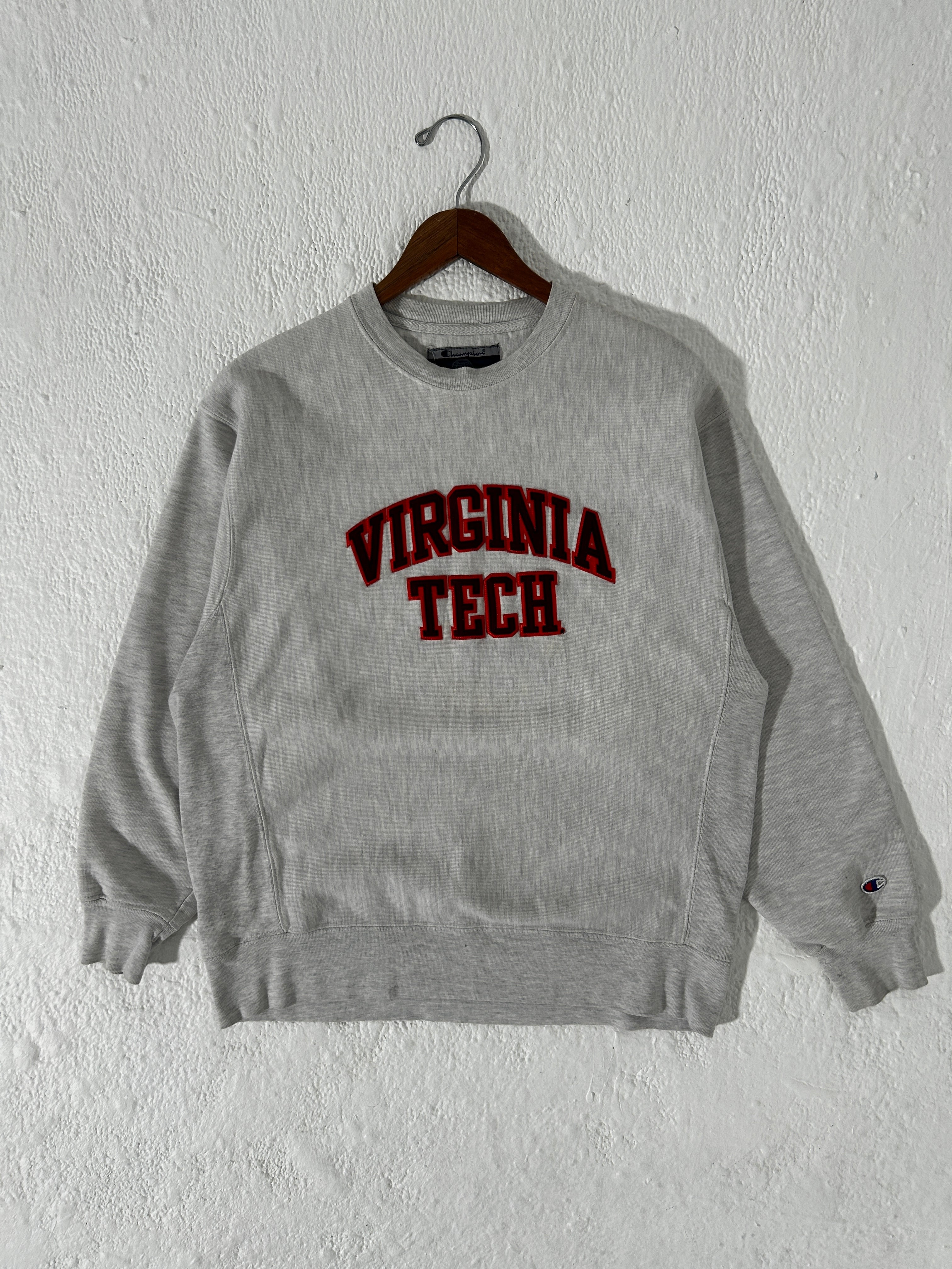 Vintage Champion Reverse Weave Virginia Tech Crewneck Sz. L
