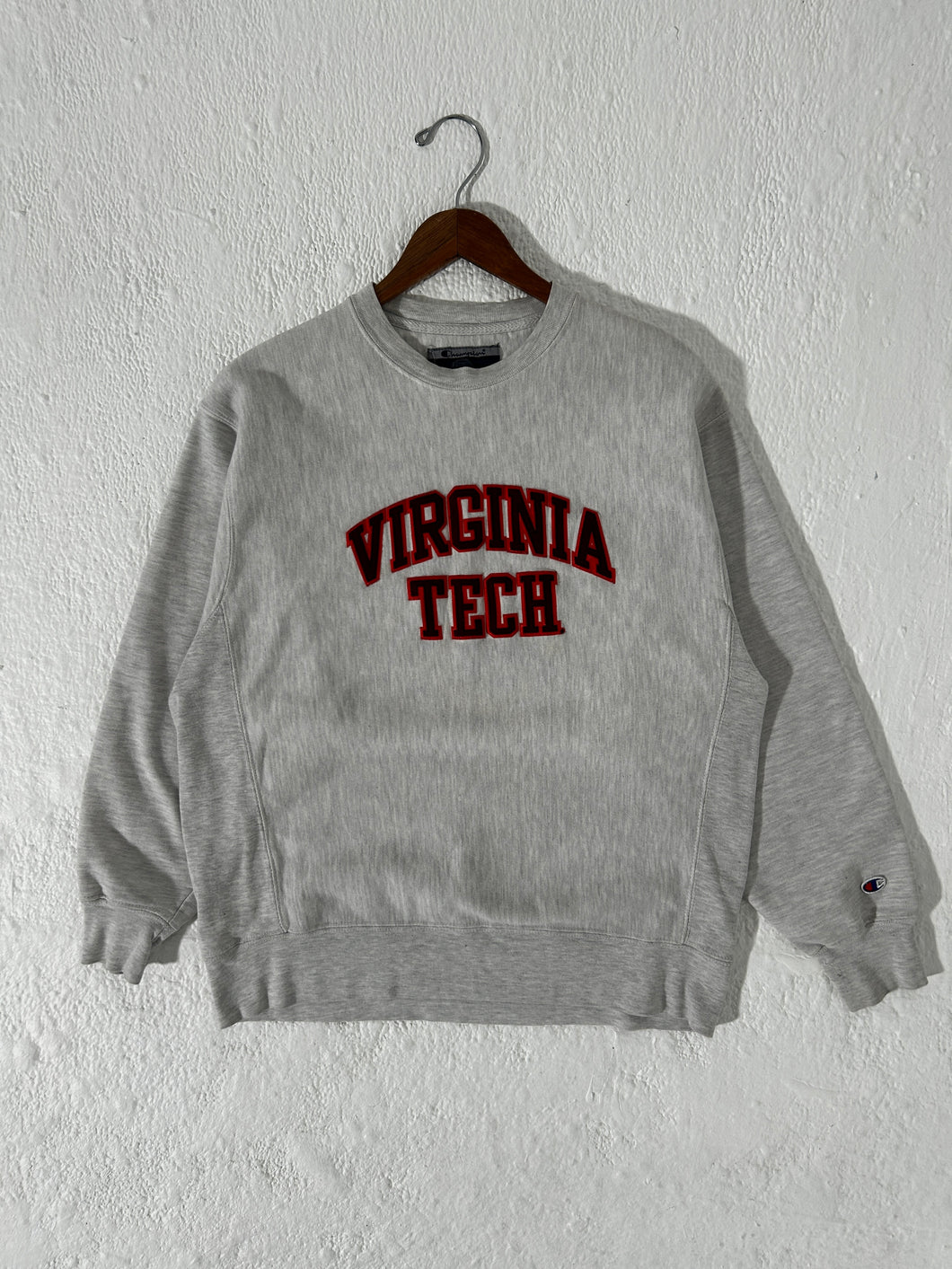 Vintage Champion Reverse Weave Virginia Tech Crewneck Sz. L